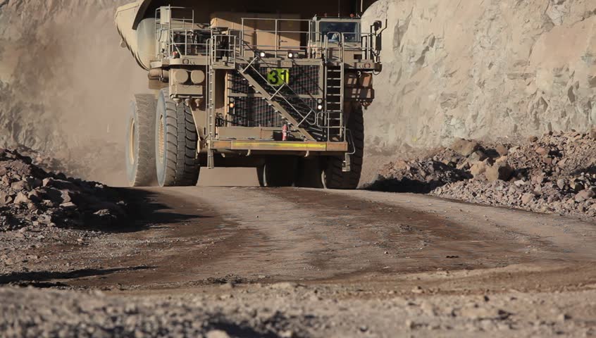 Haul Truck in a Copper Stock Footage Video (100% Royalty-free) 2725055 ...