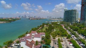 Miami Beach Florida South Pointe Park 4k 60p