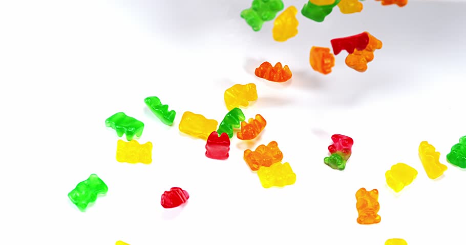 Gold Bears or Gummy Bears Stock Footage Video (100% Royalty-free ...