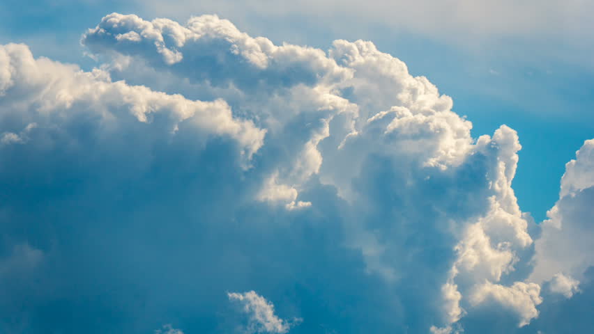 Blue sky white clouds. Fluffy white cloud. Cumulus cloud nature timelapse. Summer blue sky time lapse. Nature blue sky background. white cloud nature. Cloud time lapse nature background. 4K video film | Shutterstock HD Video #27255769