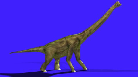 sauropod dinosaur walking