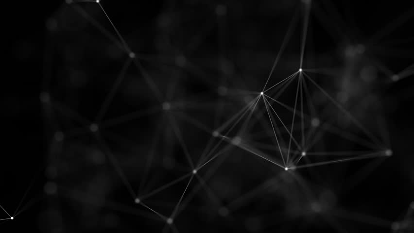 Plexus background. Abstract white geometrical background with lines and dots.