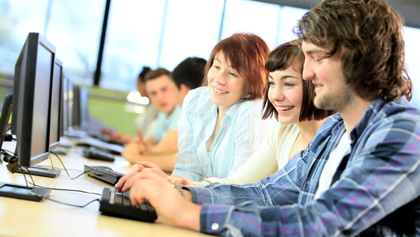 diverse creative university students team studying Stock Footage Video ...