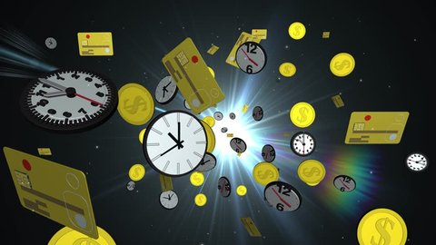 Time is Money Concept  Background