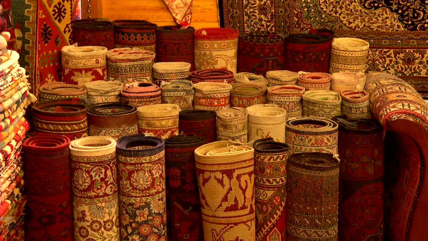 Turkish Carpets in a shop in Grand Bazaar Istanbul