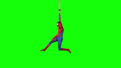 Editorial Animation Spiderman On Green Screen Stock Footage Video (100%  Royalty-free) 27330751 | Shutterstock