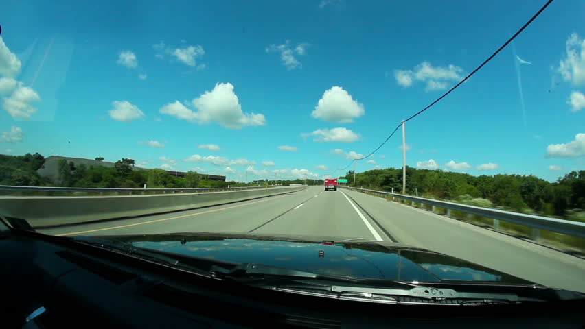 Driving on Interstate 376 near the Pittsburgh International Airport.