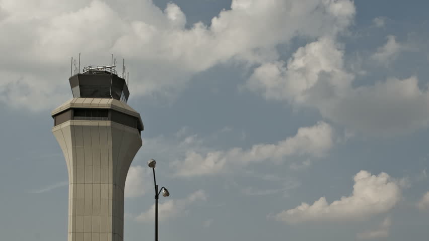 Time lapse of Lambert St. Louis International Airport arrival and Tower
