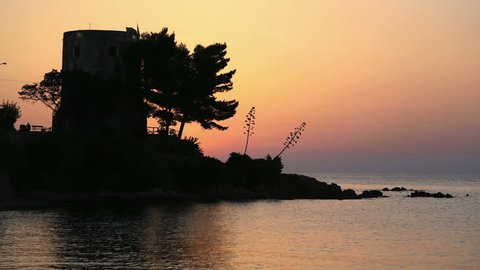 Mediterranean sunrise timelapse