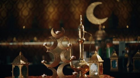 Islamic Art video for Ramadan Filler with Islamic Ramadan Props and Accessories 