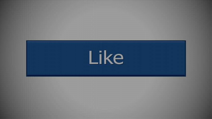 A close-up of social networking website button.  With optional luma matte.