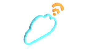 Cloud with wifi sign - Powered by Shutterstock - Get 15% off with code: PIKWIZARD15