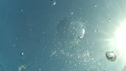 Air bubbles in the ocean

 Stock Video