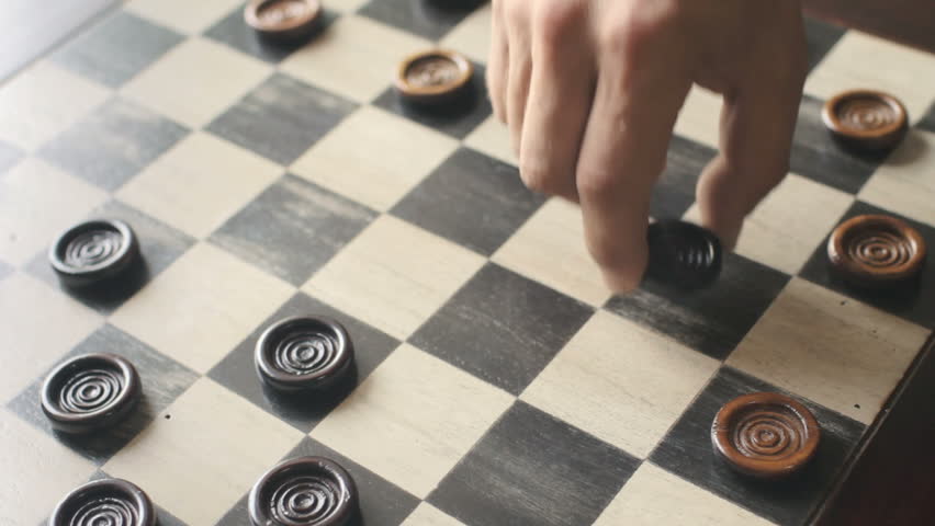 Playing Game Of Checkers Board Stock Footage Video 100 Royalty Free Shutterstock