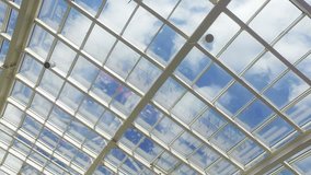 metal structures on the roof. dolly video - Powered by Shutterstock - Get 15% off with code: PIKWIZARD15