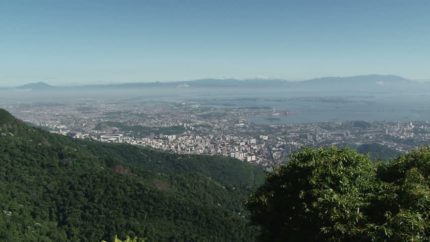 View of Rio from Corcovado, the Statue of Christ