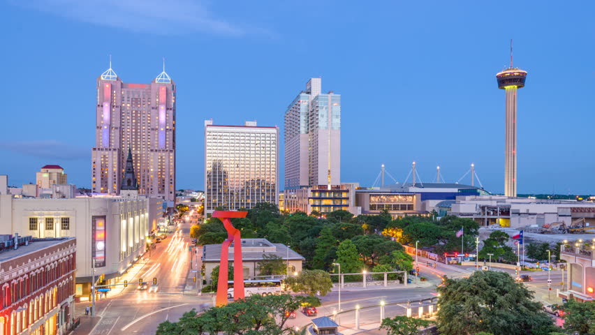 Riverwalk at Night in San Antonio, Texas image - Free stock photo ...