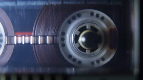 Audio cassette reel playing