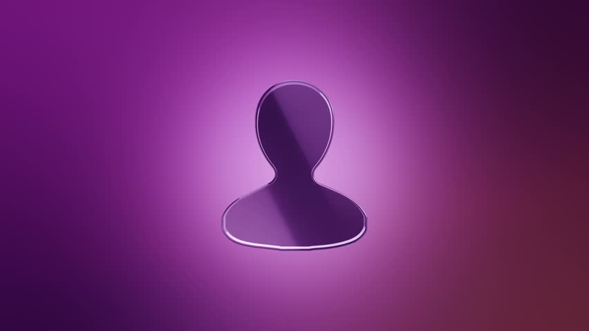 Animation rotation symbol of social network or technologic of global communication. Animation of seamless loop.