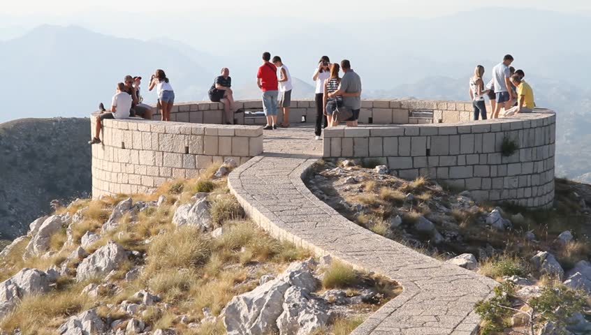 Viewpoint near mausoleum of Negush in Lovchen park, Montenegro