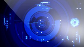 Science Futuristic Loading Circle app. Loading Transfer Download Animation blue science effect. light blue loading futuristic circle ring orb bar animation on black screen glow big neon loop symbol hd - Powered by Shutterstock - Get 15% off with code: PIKWIZARD15