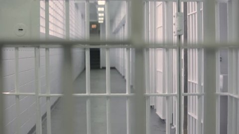 Interior Prison Hallway daytime