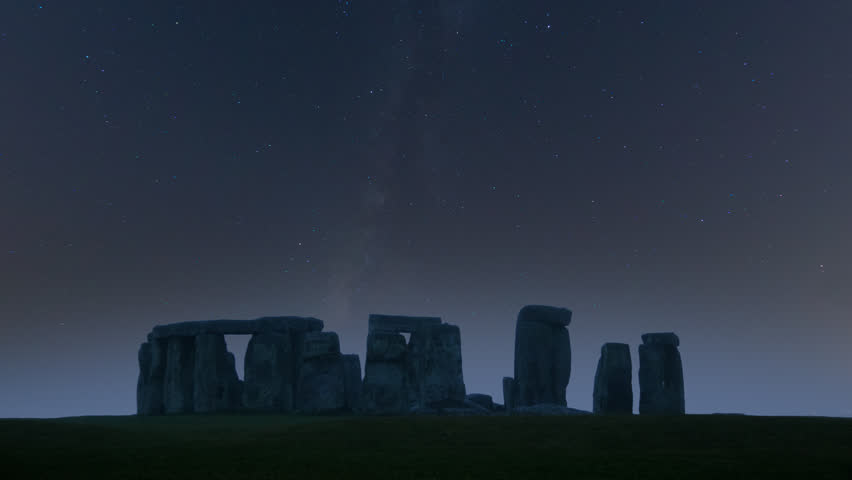 Stonehenge 4k Night Photos with Stock Footage Video (100% Royalty-free