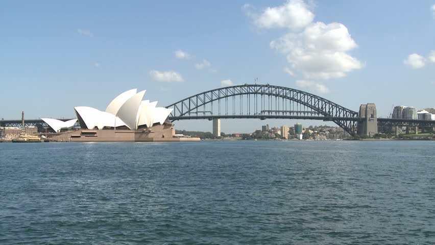 SYDNEY, AUSTRALIA, MAR 22, 2009: Sydney Opera and Harbour Bridge at daytime 