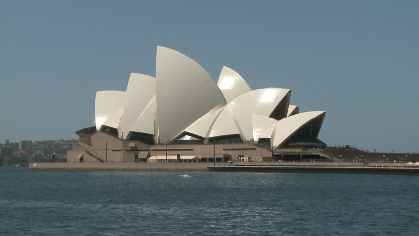 SYDNEY, AUSTRALIA, MAR 22, 2009: Sydney Opera House at daytime with surrounding
