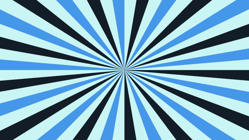 abstract blue background rotating bands stripes Stock Footage Video