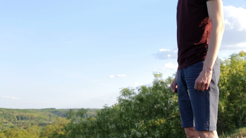 The hand of helping the climber