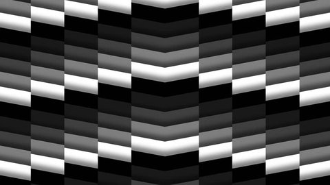 Monochromatic Chevron Tile Background Loop