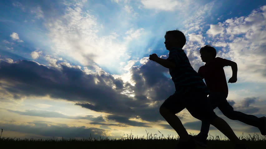 boys running