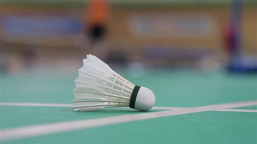 Badminton Courts Players Competing Shuttlecocks Stock Footage Video 100 Royalty Free Shutterstock