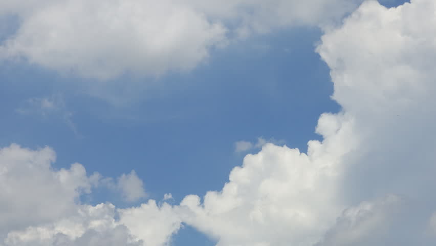 Time Lapse Sky and Clouds before rain.