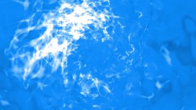 Abstract blue water, high-definition 3d render, HD 1080p