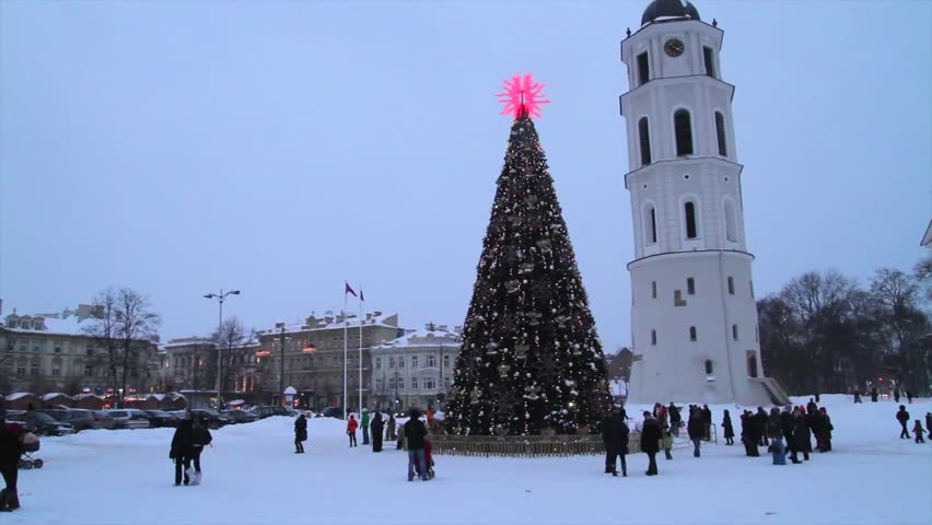 City Christmas Tree, Vilnius Lithuania