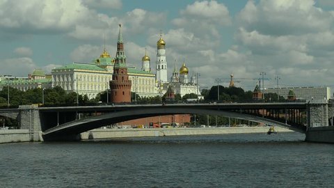   Moscow. View of the Kremlin and the city centre.