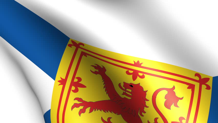 Nova Scotia Flag Waving
