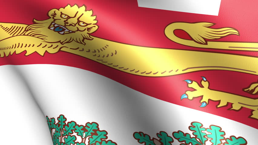Prince Edward Island Flag Waving
