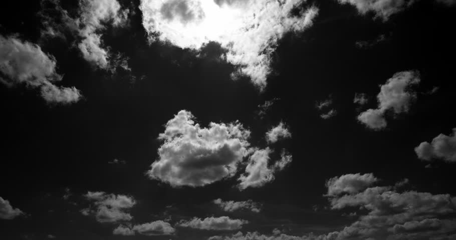 Black and White Clouds Stock Footage Video (100% Royalty-free) 27683755 ...