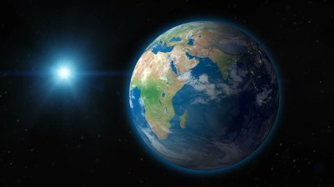 Rotation Earth 3d Stock Footage Video (100% Royalty-free) 15544276 ...