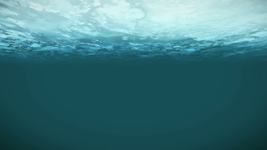 Swimming underwater in a frozen 