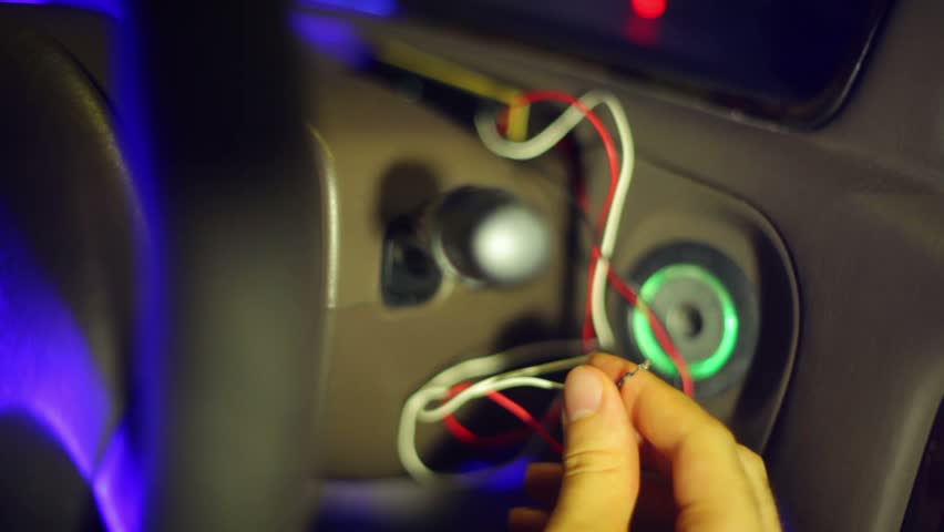 Hot Wiring A Car Stock Footage Video 100 Royalty Free 2771510 Shutterstock