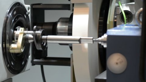 CNC grinding machine. Grinding of cylindrical parts.