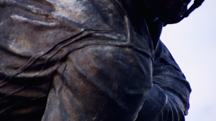 Detail of Marine Corps War Memorial #3