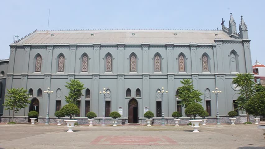 Queen of the Rosary Cathedral in Hai Phong, Vietnam