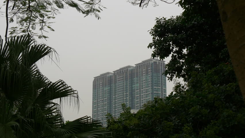 cloudy day macau cityscape park panorama 4k china