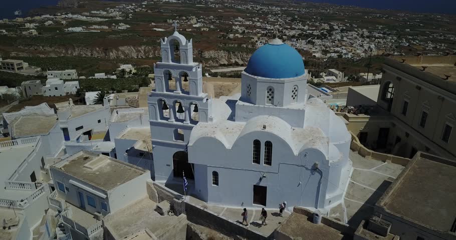 Santorini, or Thira, is the top destination in Greece and among the most romantic destinations in the world. Located in the Aegean Sea.