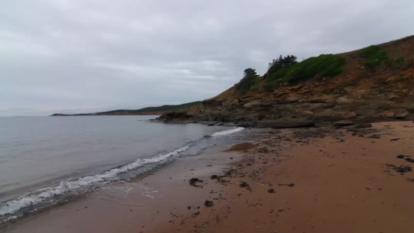 A beautiful rocky coastline by the ocean